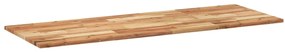 Tampo de mesa retangular 120x50x2 cm madeira de acácia maciça