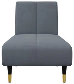2 pcs conjunto de sofás veludo cinzento-escuro