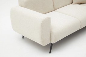 Sofá de 3 Lugares Side – Creme – 235x77x82 cm