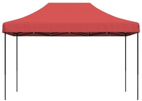 Tenda para festas pop-up dobrável 410x279x315 cm bordô