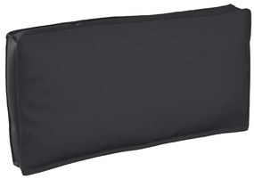vidaXL Almofada de Palete para Assento/Encosto preta 120x60x12 cm em Tecido Oxford