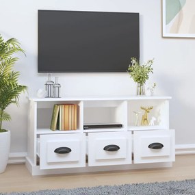 Móvel p/ TV 100x35x50 cm derivados de madeira branco