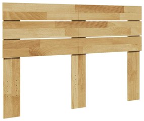 vidaXL Cabeceira 120 cm Madeira maciça de carvalho