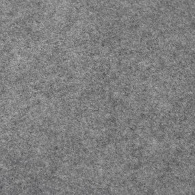 Pano para chão de piscinas 500x250 cm poliéster geotêxtil cinza