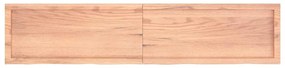 Prateleira de parede 180x40x(2-4) cm carvalho tratado castanho