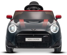 Carro elétrico para crianças 12V Mini Cooper MP3 Player com Controlo remoto, bateria de Lítio Licença Original Preto