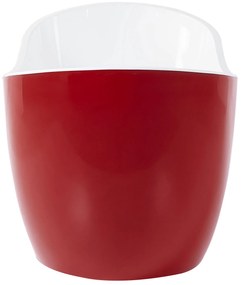 Banheira autónoma em acrílico vermelho 150 x 75 cm ANTIGUA Beliani