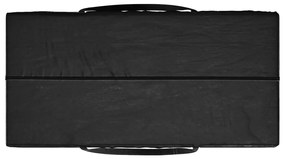 Saco arrumação p/ almofadões jardim 150x75x75 polietileno preto