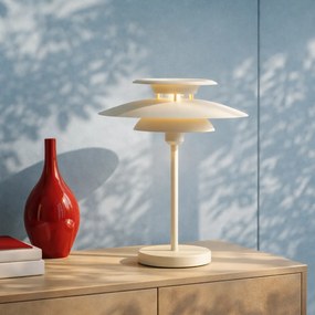 Candeeiro de Mesa Retro Bege Aço 45cm - Pauly