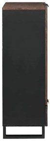 Highboard 60x33.5x100 cm de Madeira Sólida de Manga