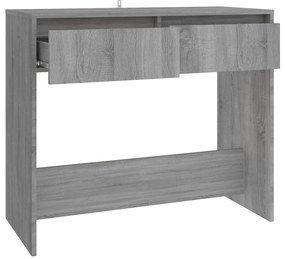 Mesa consola 89x41x76,5 cm derivados de madeira sonoma cinza