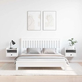 Mesas de cabeceira com gaveta 2 pcs Branco 38 x 36 x 29,5 cm