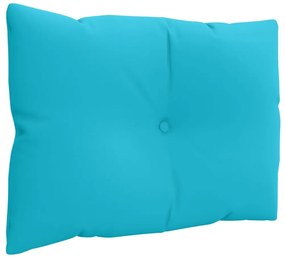 Almofadões p/ móveis de paletes 3 pcs tecido oxford turquesa