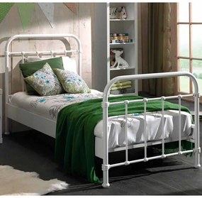 Cama para Crianças NEW YORK  90x200CM + Estrado Branca