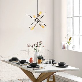 Chandelier Parazit – Preto Níquel – 50 cm x 80 cm