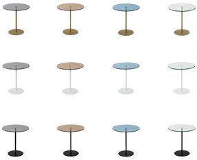 Mesa de Apoio Chill-Out - Preto e Cinza Escuro - 50 cm x 50 cm x 50 cm
