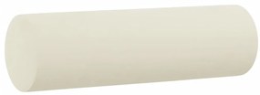 3 pcs conjunto de sofás com almofadas veludo cor creme