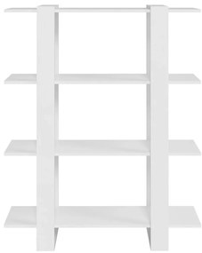 Estante/divisória 100x30x123,5 cm branco