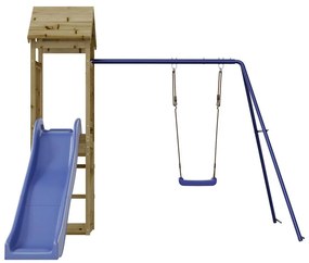 Conjunto de brincar para exterior madeira de pinho impregnada