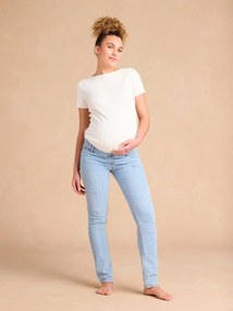 Jeans slim para grávida, ENVIE DE FRAISE ganga bleached