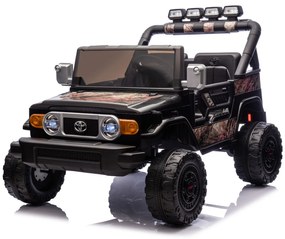 Carro elétrico para crianças Toyota FJ Cruiser XXL 24V 4x4, licença oficial (dois lugares), bateria de lítio portátil, chassis alto, suspensão traseir