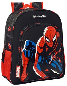 Mochila Escolar Spiderman Hero Preto (32 X 38 X 12 cm)