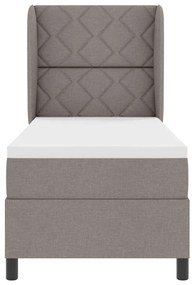 Cama Box com Colchão Taupe 80x200 cm