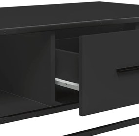 Mesa de centro 100x57x35 cm derivados de madeira/metal preto