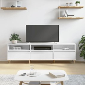 Móvel de TV Eloa de 150cm - Branco Brilhante - Design Moderno