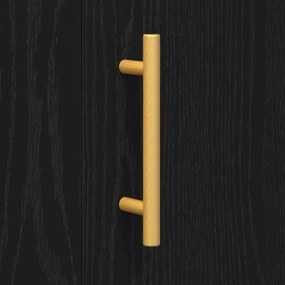 Buffet vidaXL Preto Carvalho 90x34x80 cm em Madeira de Engenharia