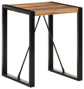 vidaXL Mesa de jantar 60x60x75 cm madeira de acácia maciça