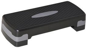 HomCom Tábua plataforma Step para Desporto com Altura Regulável a 2 níveis de carga 150 KG 68x29 cm | Aosom Portugal