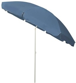 Guarda-sol de praia 300 cm azul