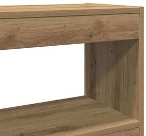 Cabide de Livros/Divisor de Ambientes em Carvalho Artesanal - 100x30x1