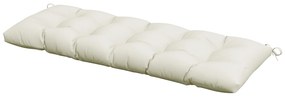 Almofada para Banco 128x48x8 cm Almofada para Banco de Jardim com 2 Co