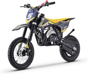 Moto Cross Gasolina para crianças BNO Motors Cross TRX 60 cc Amarela