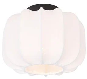 Plafon de teto Japandi branco 25cm - Madleine Japandi