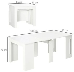 Mesa de Jantar Extensível Rima - 180cm - Design Minimalista