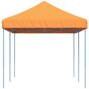 Tenda para festas pop-up dobrável 580x292x315 cm laranja