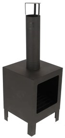 Fogão de terraço S preto