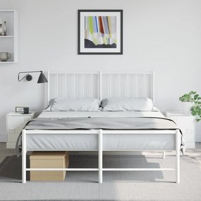 vidaXL Mesas de cabeceira 2 pcs 34,5x39x44 cm aço branco