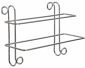 Toalheiro para Pendurar Prateado Metal 14 x 20 x 39 cm (6 Unidades)