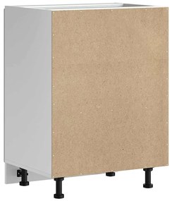 Armário baixo lavatório Kalmar 60x46x81,5 cm cinzento betão