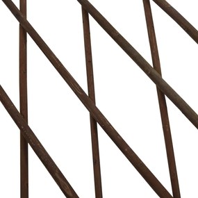 Cercas em treliça salgueiro 5 pcs 180x60 cm