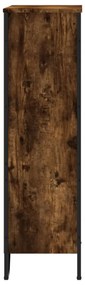 Estante 80x31x106 cm derivados de madeira carvalho fumado
