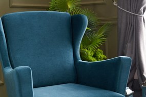 Cadeirão Lola – Turquesa – 77 cm x 98 cm x 80 cm