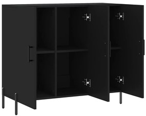Aparador 90x34x80 cm derivados de madeira preto