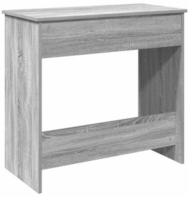 Secretária 80x40x75 cm derivados de madeira cor cinzento sonoma