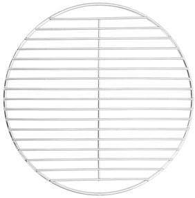 Grelha para churrasco redonda Ø34,5 cm aço inoxidável 304