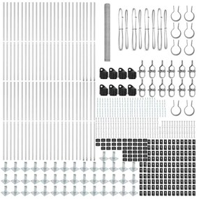 Cerca Hexagonal vidaXL 1,6x100 m Aço Galvanizado